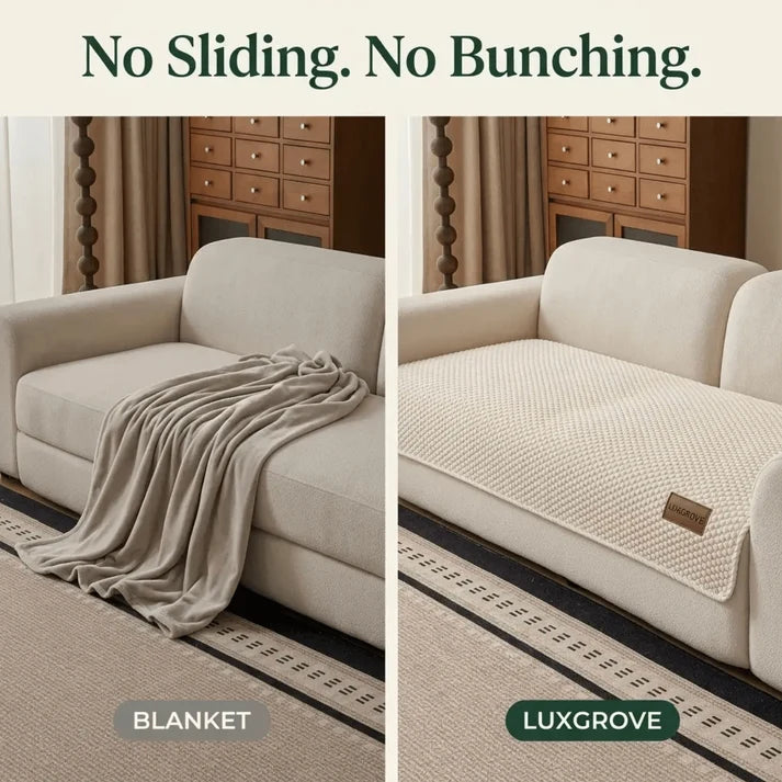 Luxgrove™ Plush Sofa Cover - The Armor That Feels Like A Blanket