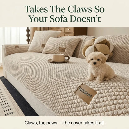 Luxgrove™ Plush Sofa Cover - The Armor That Feels Like A Blanket