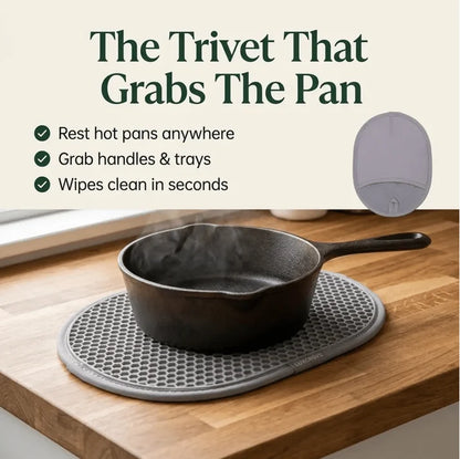 Luxgrove™ Grab & Rest Pad - The Trivet That Grabs The Pan