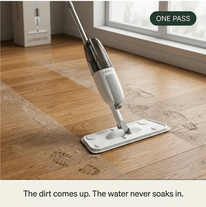 Luxgrove™ Spray Mop - Clean Damp, Dry In A Minute